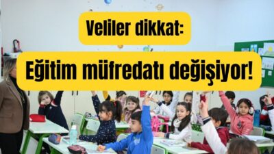 Milli Eğitim Bakanı Yusuf Tekin, müfredat değişikliğine ilişkin, "Çalışmaların yüzde