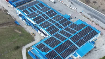 CW Enerji, Samsun'da faaliyet gösteren bir fabrikanın çatısına 1097 kWp