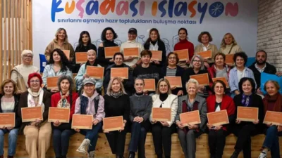 Kuşadası Belediyesi ve Habitat Derneği iş birliğiyle açılan İstasyon Kuşadası